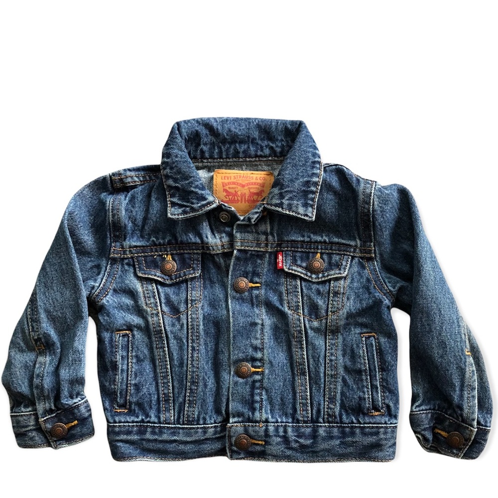 Levis Denim Jean Trucker Jacket Infant Size 18 mos months